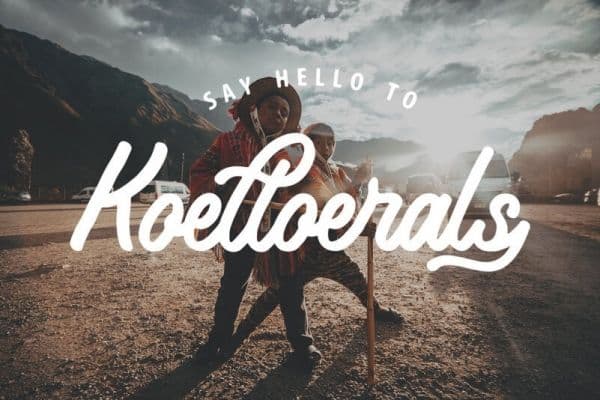 koeltoerals hand letter font