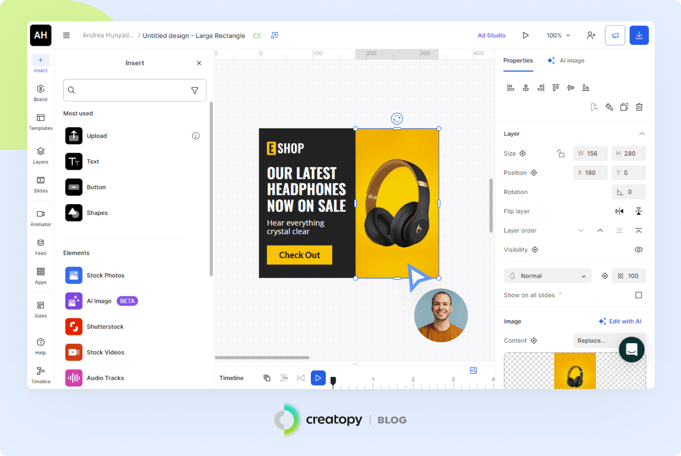 Personalize your banner in The Brief