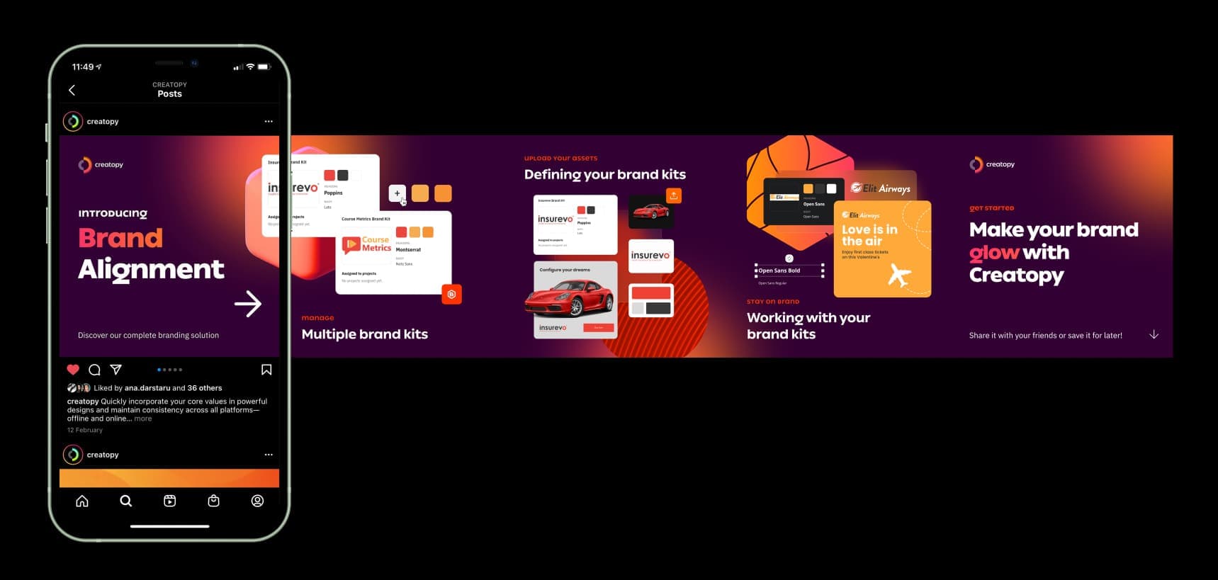 thebrief intagram carousel