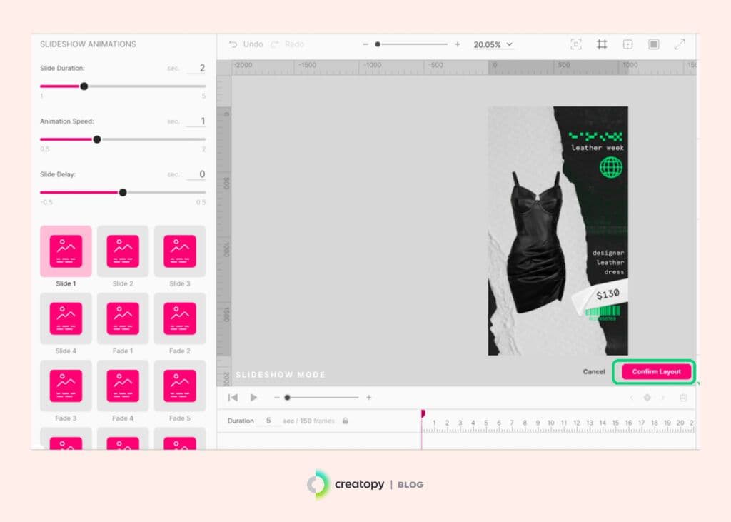 a screenshot of hunch's creative automation tool