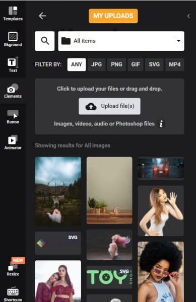 upload audio file thebrief