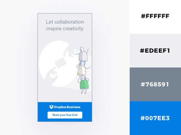 White Color Ads 40 Eye-Catching Color Combinations In Display Ads - The Brief AI