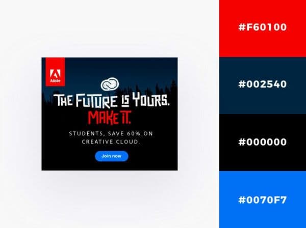 40 Eye-Catching Color Combinations In Display Ads - The Brief AI