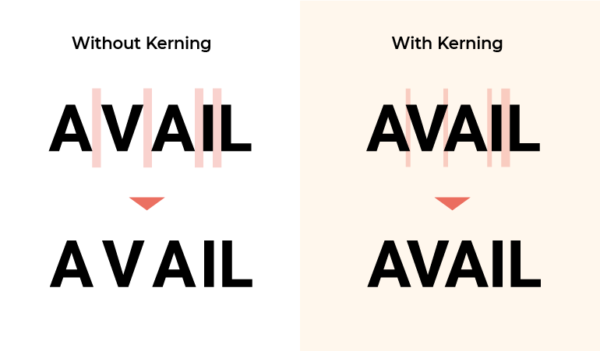 Kerning Letters Rv Kerning Typography: 10 Tips for Kerning Like a Pro - The Brief AI