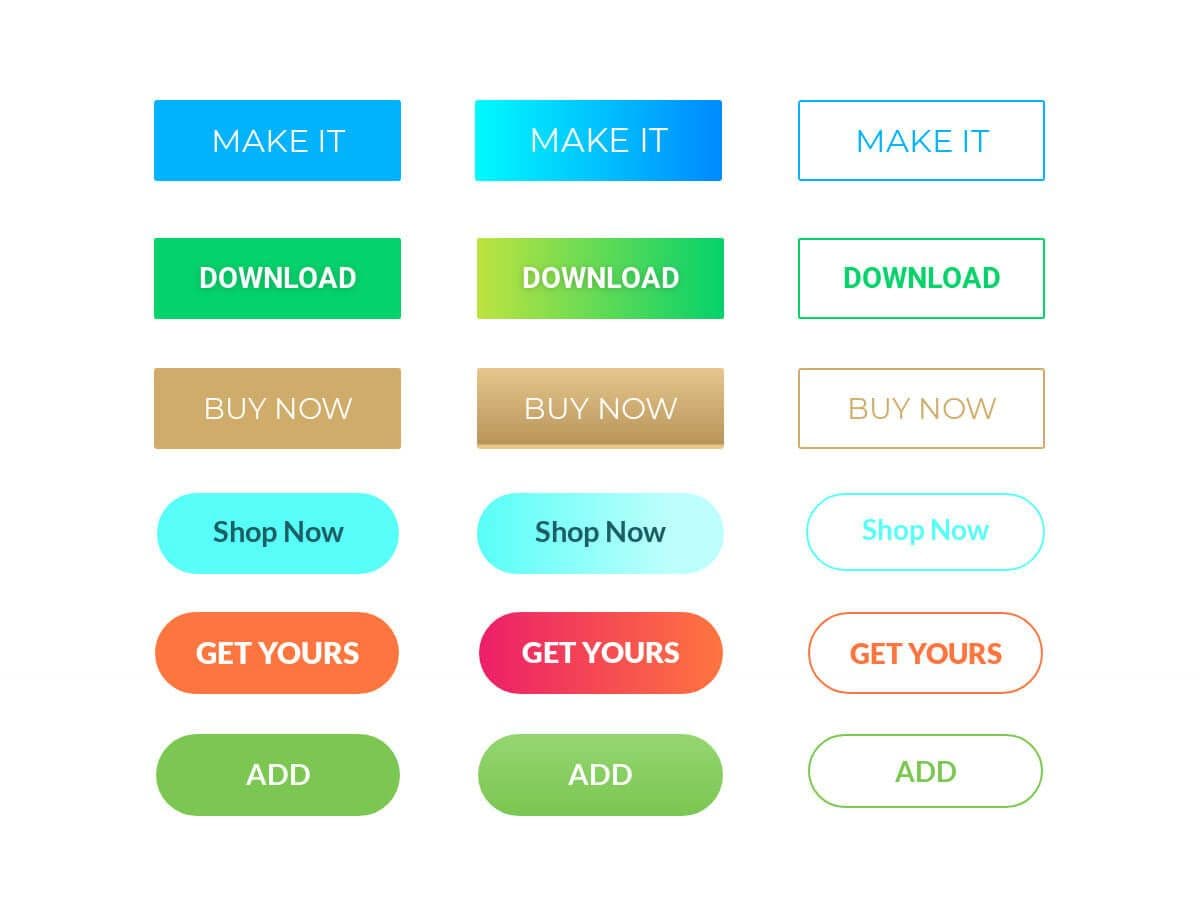 20 Cool & Clickable Banner Button Designs - Big Brands Inspiration ...